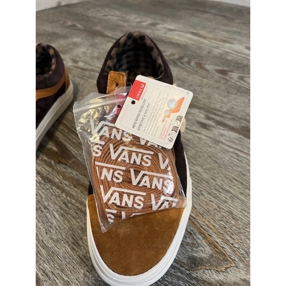 Vans Old Skool Skate Sneakers Suede Brown NWT Eco Dry Unisex Men 7.5/W‎ 9 Street